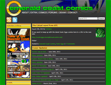 Tablet Screenshot of emeraldcoastcomics.net